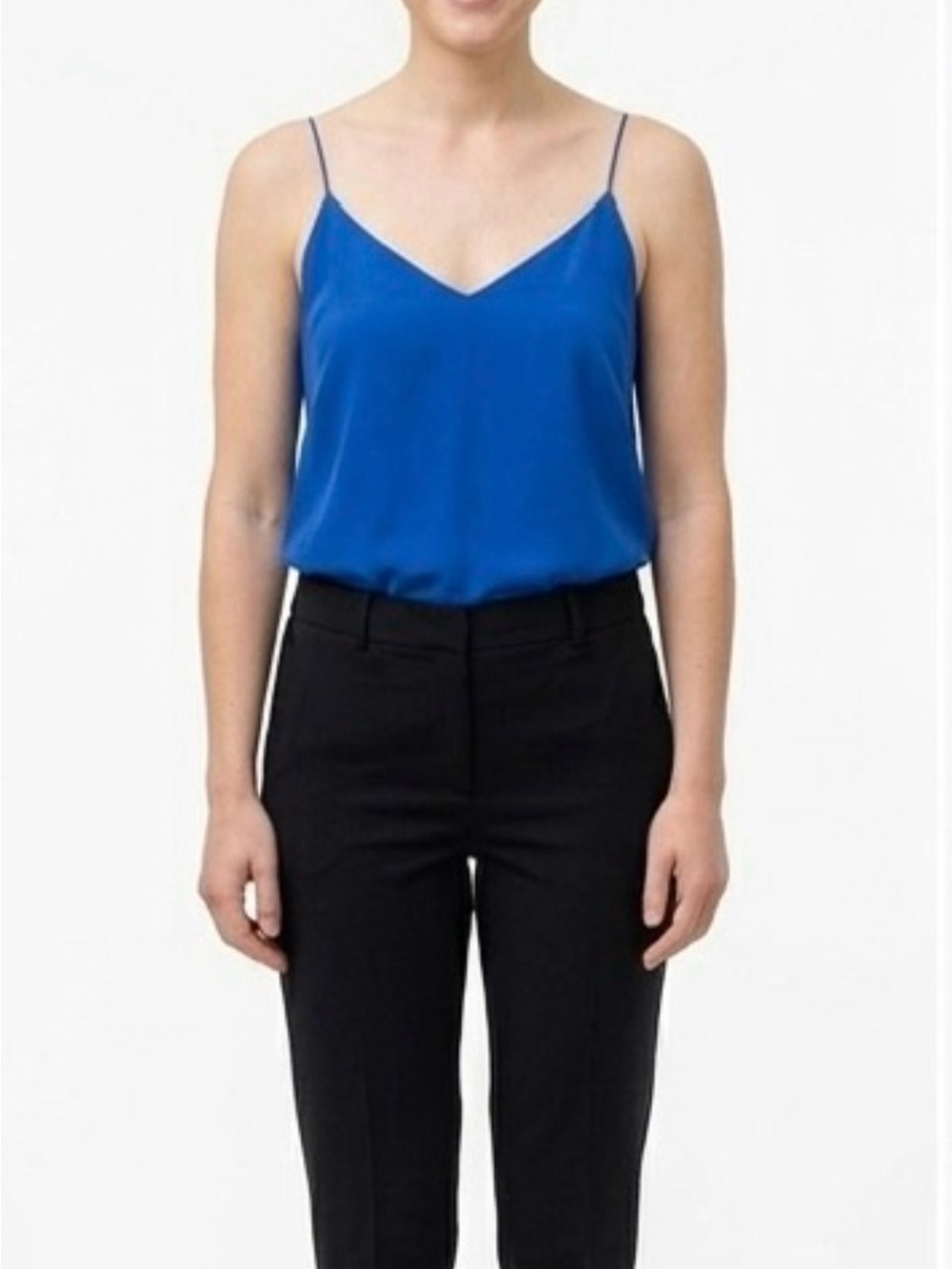 NWT J.Crew Silk Cami - Brocade Blue - Size 10